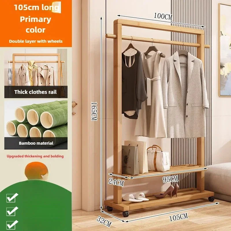 Multi-functional Hanging Hanger Floor-to-ceiling Bedroom Simple