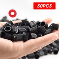 Tire Valve Dust Caps Stem Covers Plastic Car Wheel Tire Valve Tyre Stem Air Caps Auto Bike Bicycle Truck Motorcycle Accessories Oasis Select 50Pcs Black