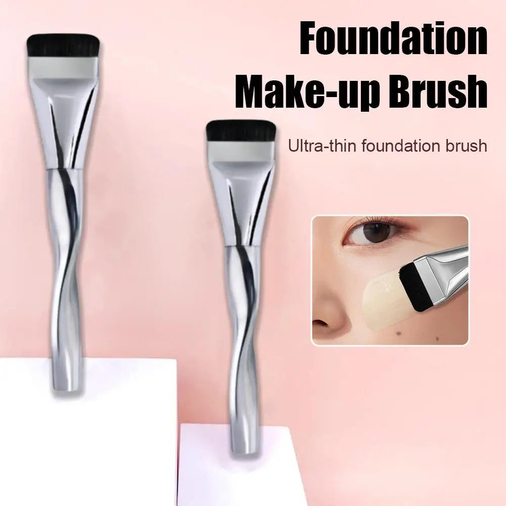 Flat Concealer Brush – Ultra-Thin Blade for Liquid & Powder Flat Concealer Brush Oasis Select