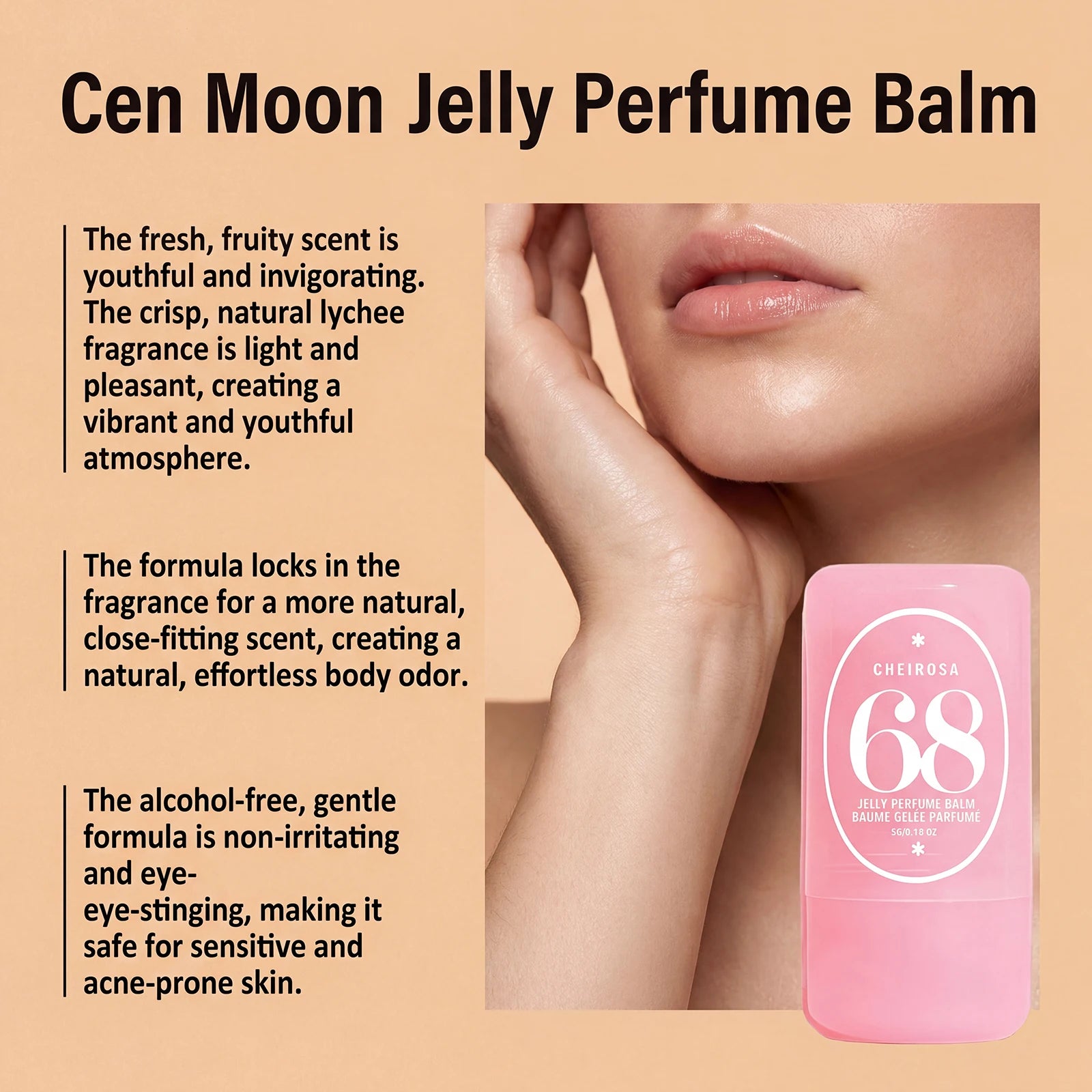 Jelly Solid Perfume Balm | Fruity Scents, Travel Size