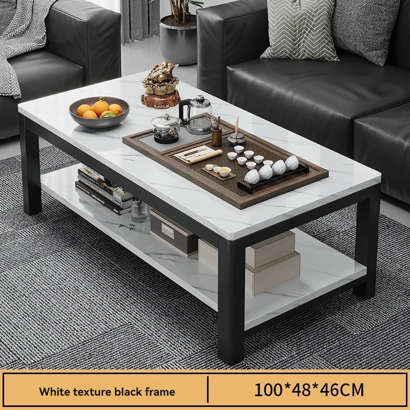 Tea table, living room, household, small apartment, next to sofa, office, marble patterned color tea table, tea table Oasis Select white A-100-50