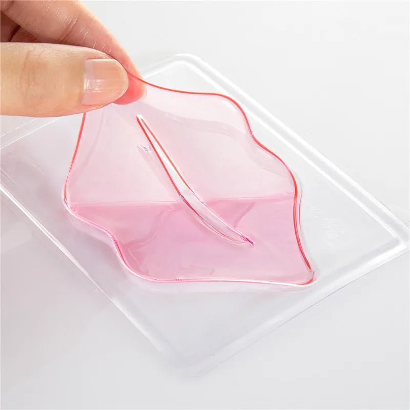 BIOAOUA Crystal Collagen Lip Mask – 5pc Plumping Lip Patches Collagen Lip Mask Oasis Select