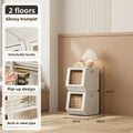 Oblique storage cabinet Children's toy storage rack Living room rack Bedroom finishing locker Multi-layer combination cabinet Oasis Select 29CM-2 pcs