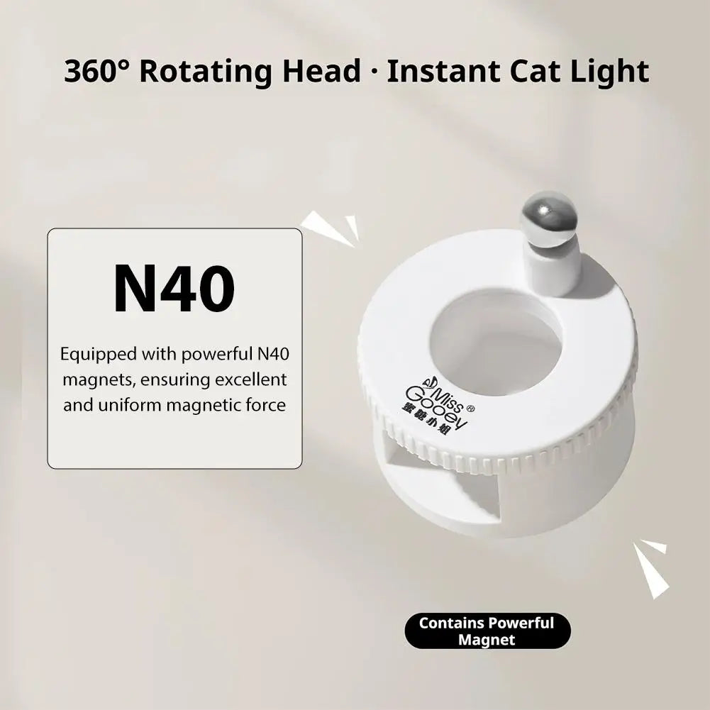 Rotating Cat Eye Magnet for Nails, Automatic Glass Bead Nail Magnet Spinner, Magnetic Gel Polish Guide Tool Nail Art Salon & DIY Oasis Select