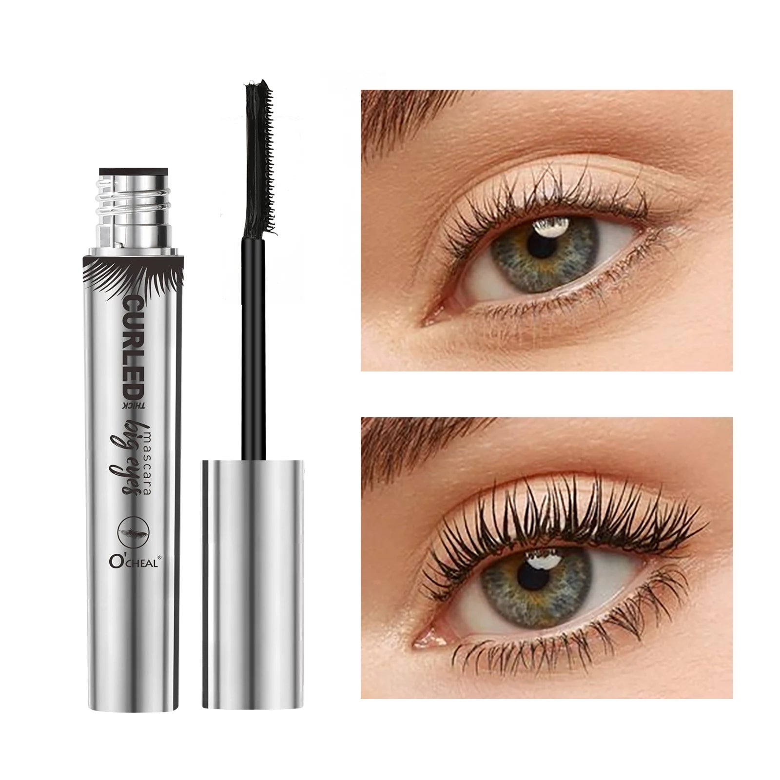 O‘cheal Mascara Black Lash Eyelash Brush 3D Silk Thick Curling Lengthening Eyes Lashes Beauty Makeup Cosmetics Extension Mascara Oasis Select Black 05