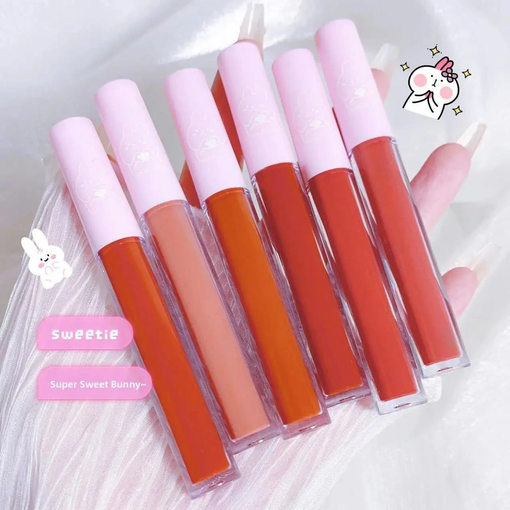 MAGIC CASA Velvet Matte Lip Glaze Set – 6 Pcs Waterproof