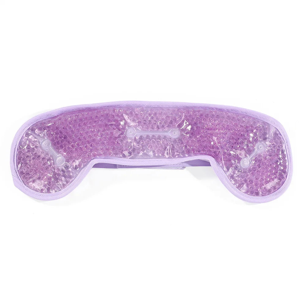 Reusable Gel Hat Type Ice Mask, Face Cold Compress Cooling Gel Headband Products, Physical Ice Massage Pillow Gel Oasis Select PURPLE