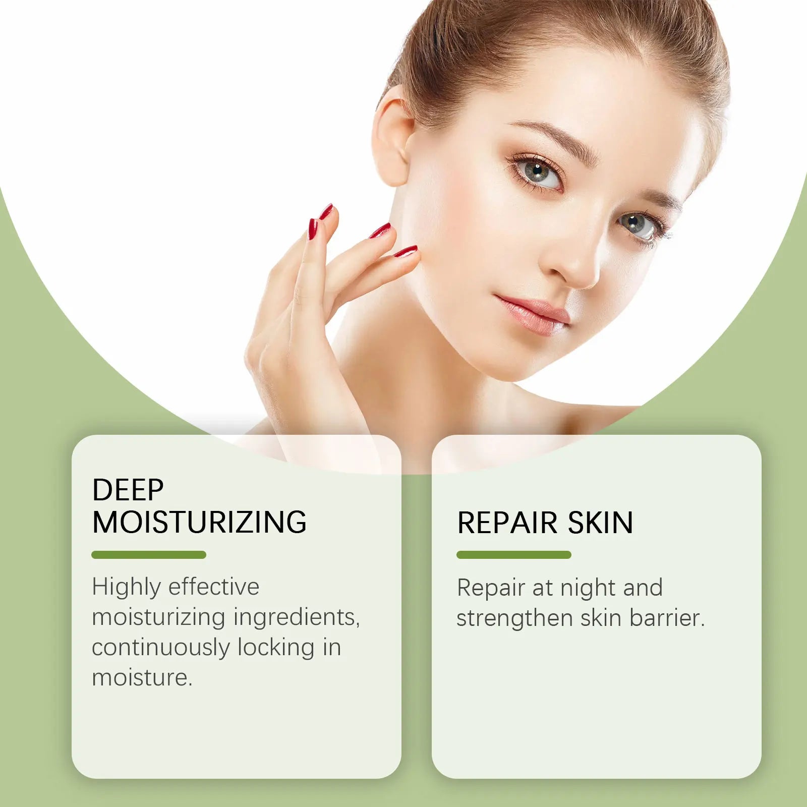 Nourishing Face Night Cream Whitening Moisturize Hydration Night Skin Care Facial Rejuvenation Brightening Face Repairing Cream Oasis Select