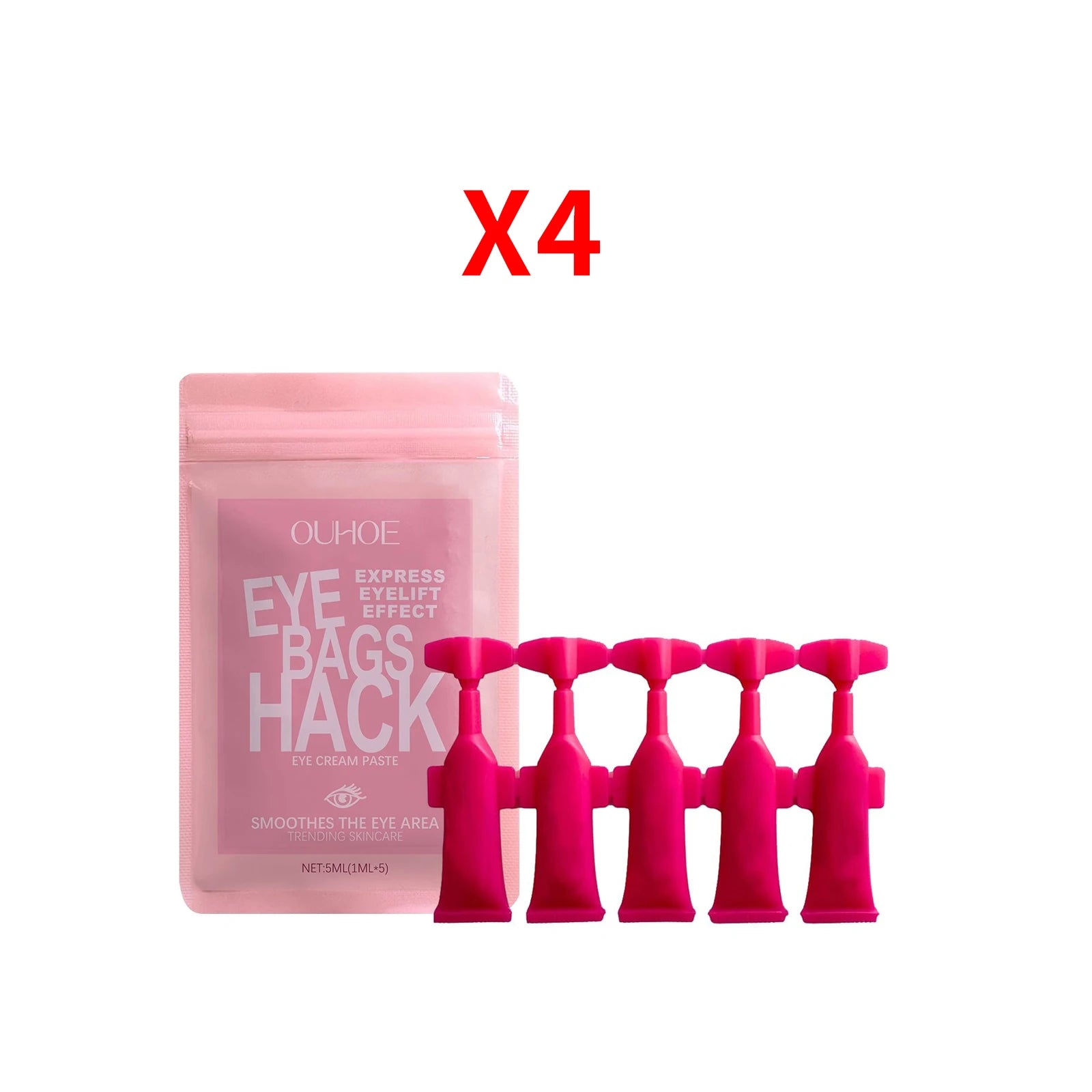 Firming Eye Cream Lightens Fine Lines Dark Circles Anti Puffiness Reduce Eye Bags Lifting Nourishing Eye Care Cream Stick 5ml Oasis Select 4 X5pcs