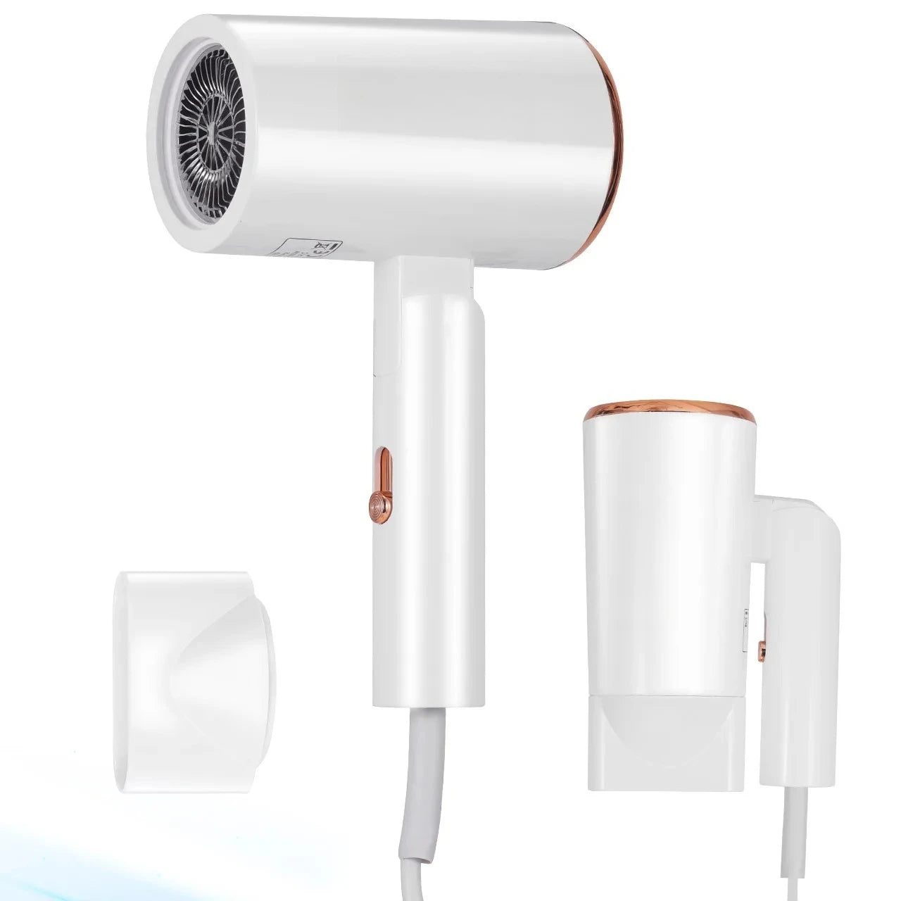 URGGU 2600W Folding Ionic Hair Dryer – Ceramic, 3-Speed, EU Plug
