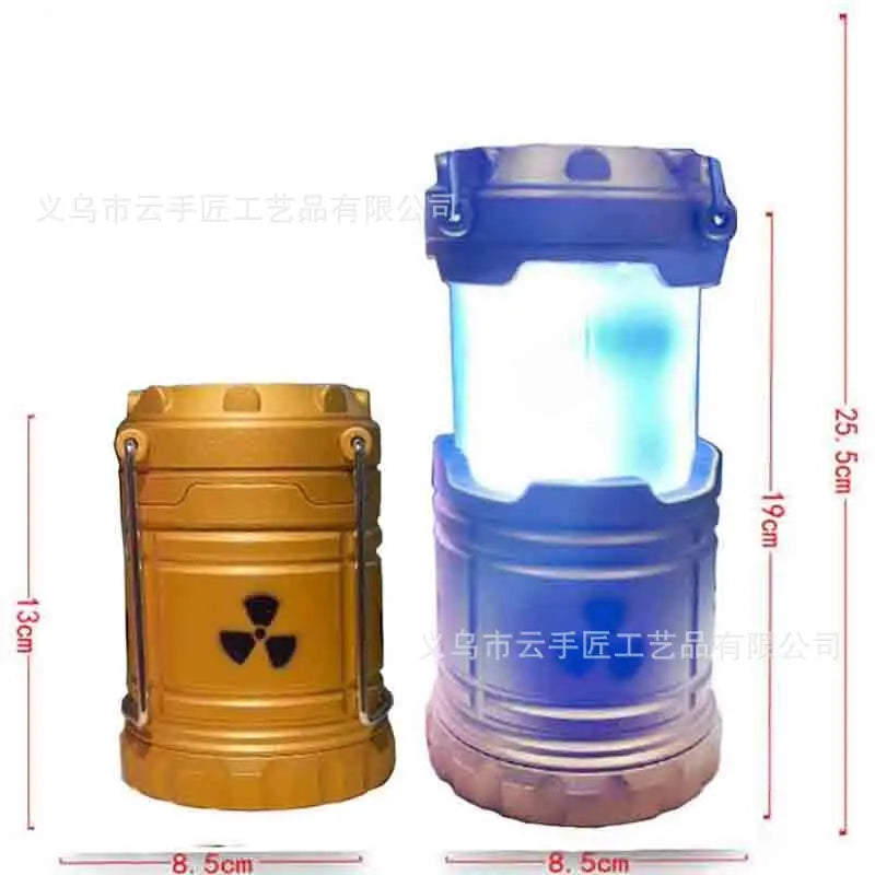 Nuclear Reactor Lantern Gift Mini Handheld Nuclear Reactor Lantern Toy Doomsday Nuclear Reaction Push Simulation Illuminator Oasis Select GoldLight 190mmX68mm