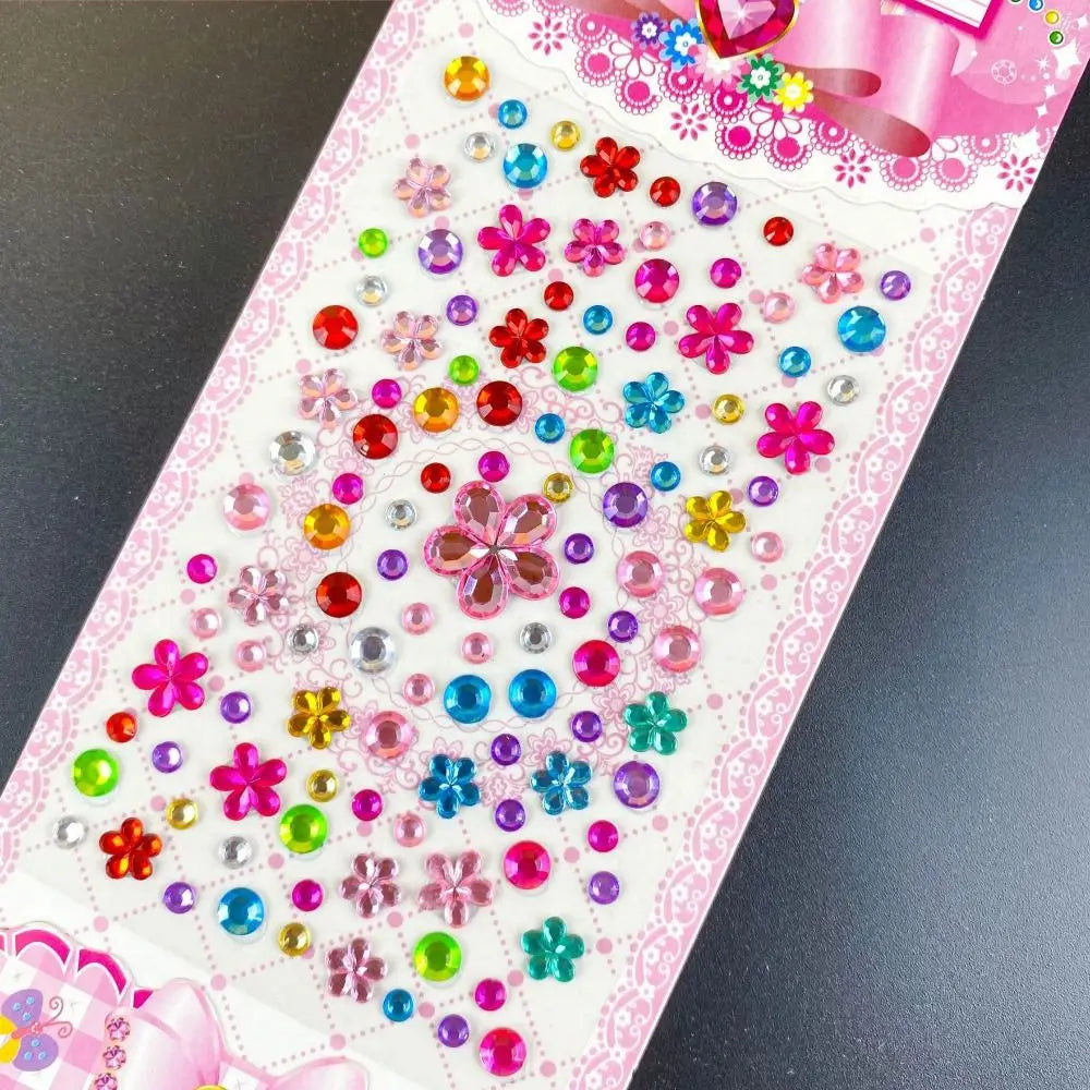 Decoration Stickers 3D Gem Stickers Scrapbooking Self Adhesive DIY Acrylic Gem Sticker DIY Mobile Phone Oasis Select 2