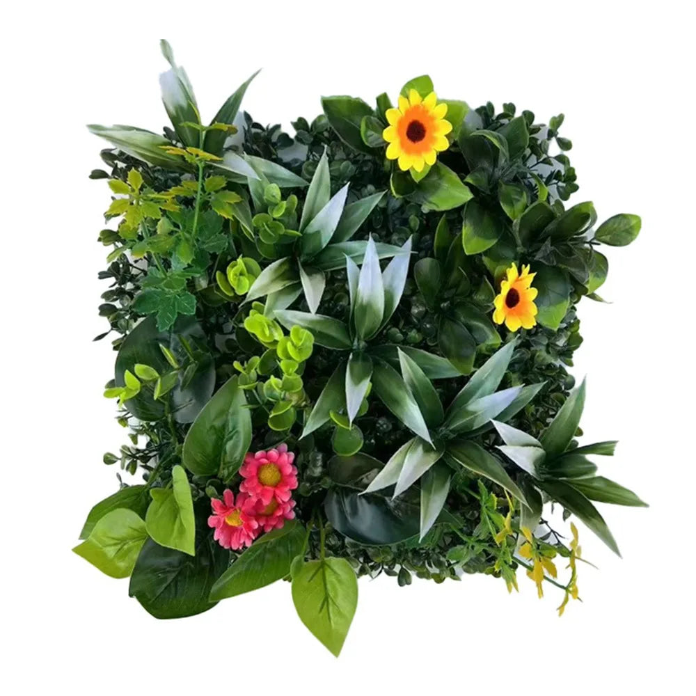 Artificial Plant Wall Panel 25x25cm | Faux Greenery Tile