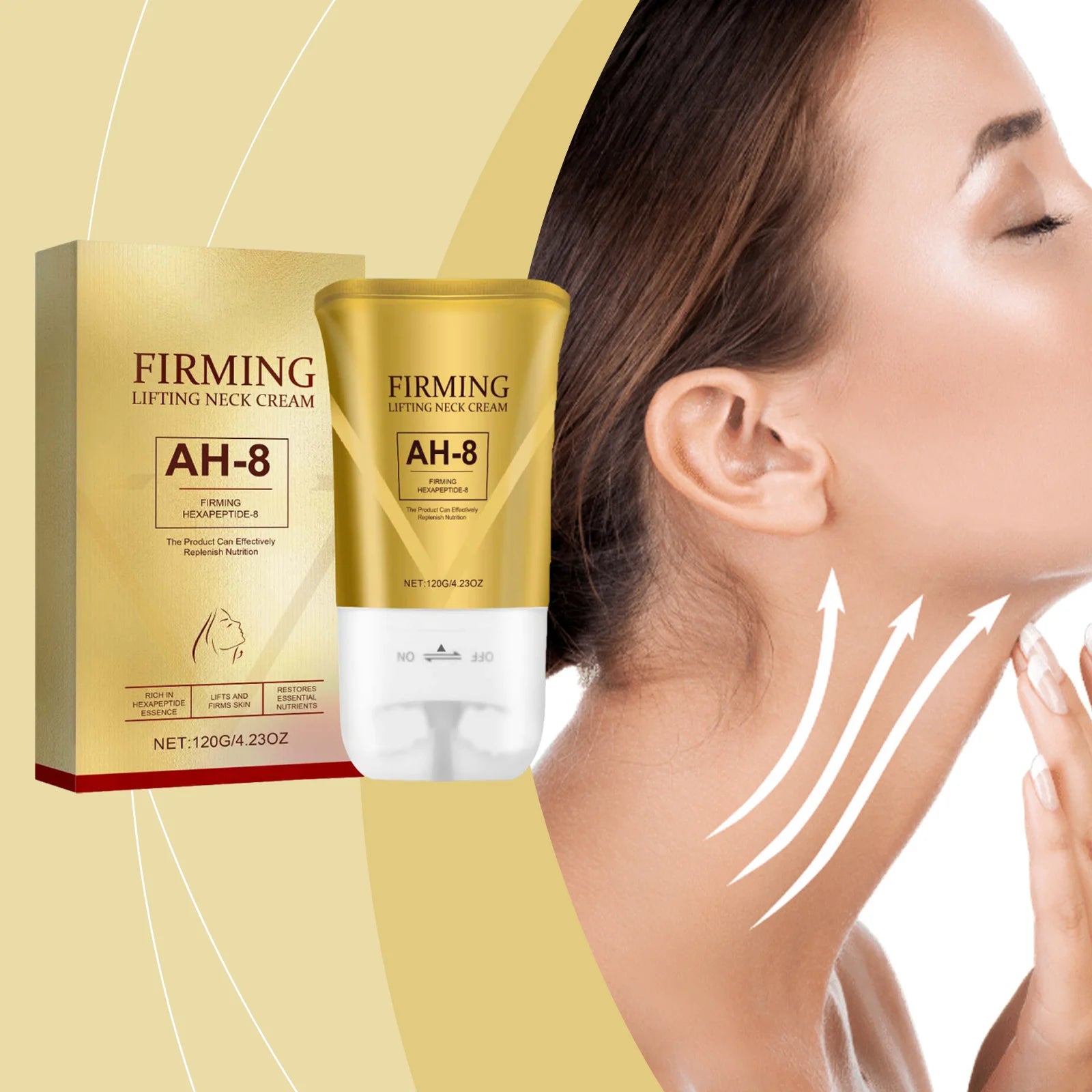 Jaysuing Neck Firming Roller Cream – Anti-Wrinkle & Double Chin Neck Firming Cream Oasis Select