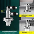 Anti odor Sink Drain Pipe Adapter Sealing Ring Multi-functional Dishwasher Water Pipe Connector Kitchen Basin Sewer Branch Oasis Select Bronze Yellow 125*90mm 2
