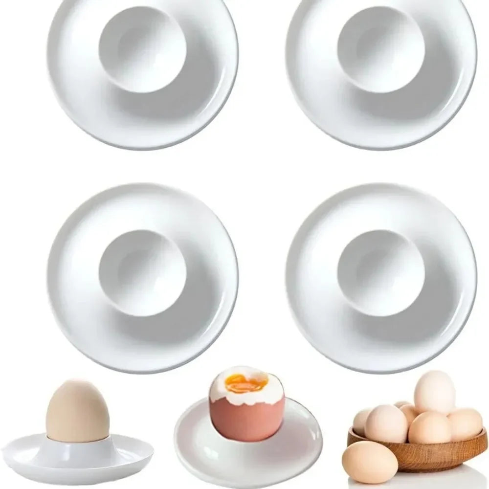 Soft Boiled Egg Holder Egg Cup Stackable Egg Coddler Cups with Base for Serving Breakfast Brunch Exquisite Kitchen Table Decor Oasis Select