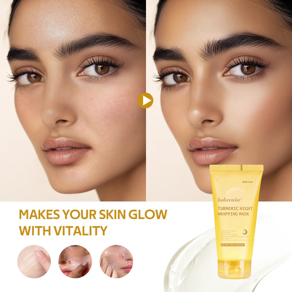 Turmeric & Collagen Overnight Peel-Off Mask Duo | Deep Hydration