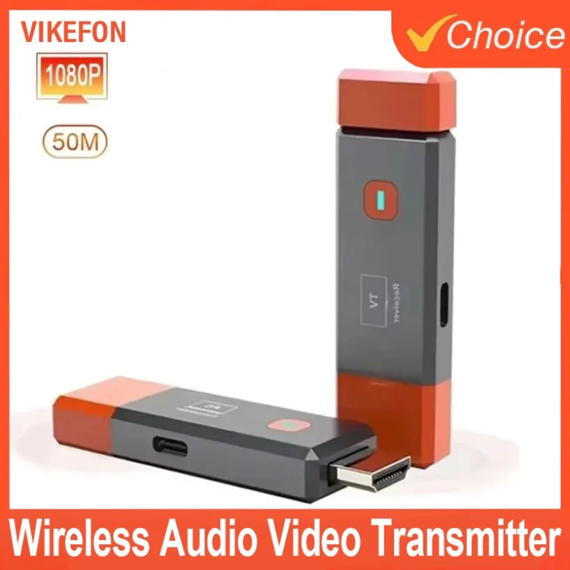 1080P 50M 5.8G HDMI-Compatible Transmitter Receiver Wireless Audio Video Extender Camera Laptop PC to TV Monitor Projector Oasis Select