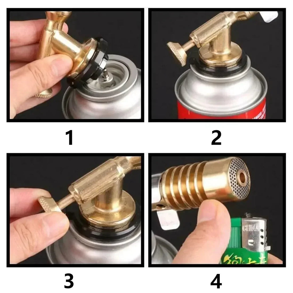 Portable Gas Burner Welding Torch High Temperature Copper Brass Blowtorch for Brazing Soldering Plumb Tools Oasis Select
