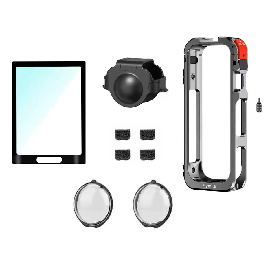 Insta360 X5 Metal Cage Kit – Aluminum Frame & Lens Guard