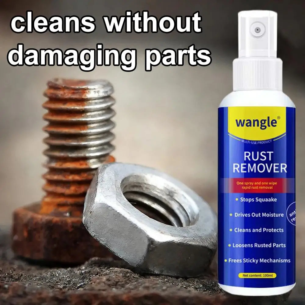 Powerful Rust Remover Spray Fast-Acting Formula Metal Rust Rust Car Remover Cleaning Spray Anti-rust Casing Remover Oasis Select 1pcs
