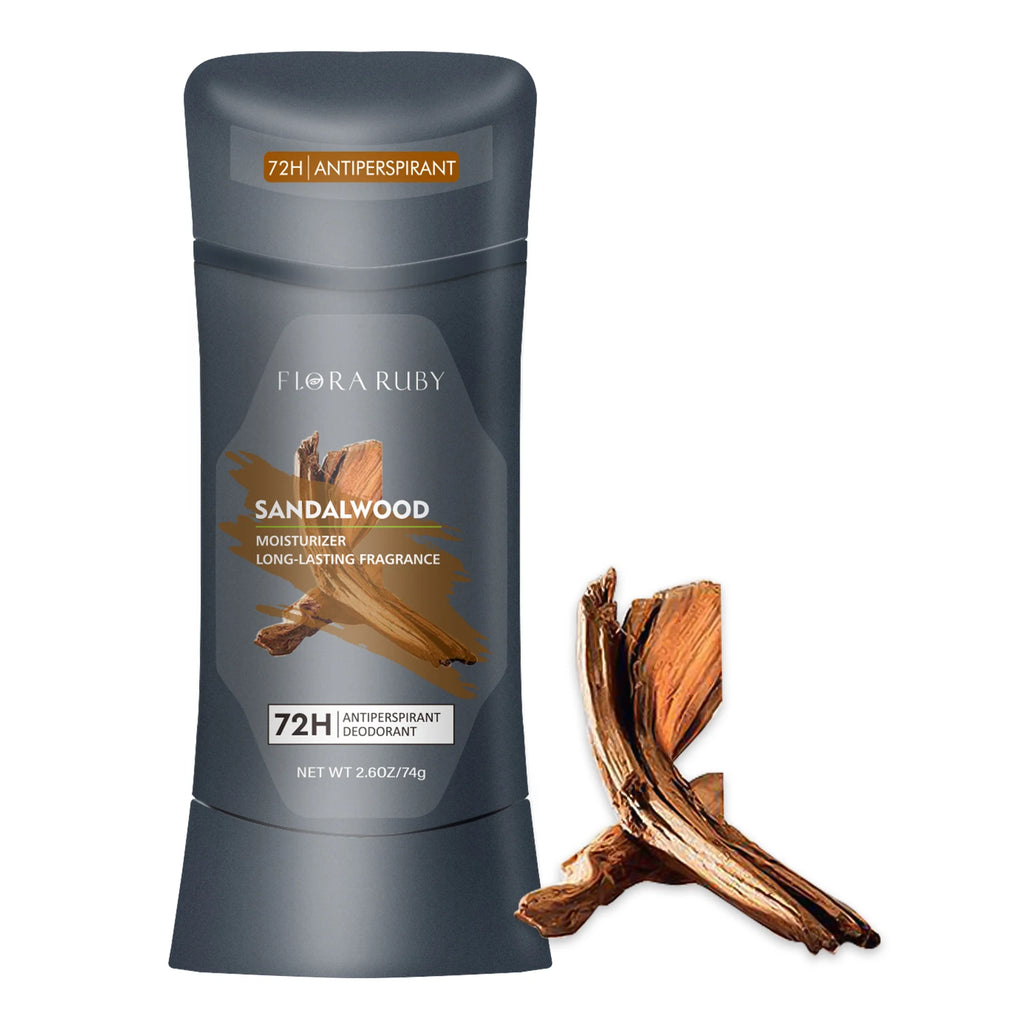 Men Sandalwood Deodorant Stick Anti Sweating Keep Drying Lasting Fragrance Remove Armpit Odor Underarm Refresh Sticks Refresh Oasis Select 03-Sandalwood