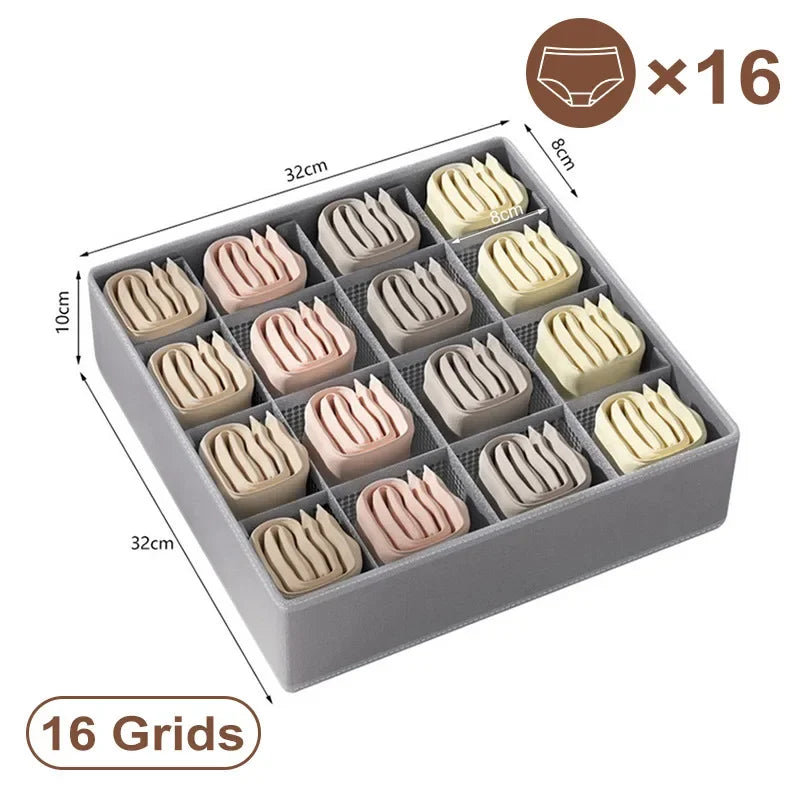 Sports Bra Underwear Organizer Storage Box Panties Socks Boxes