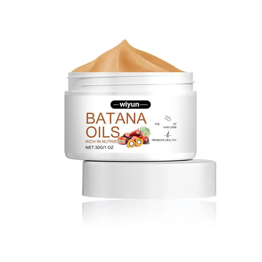 1/2PCs Natural Batana Oil For Hair Growth Pure Batana Oil Hair Shine Strengthen For Women Prevent Hair Loss Eliminate Split Ends Oasis Select 30g