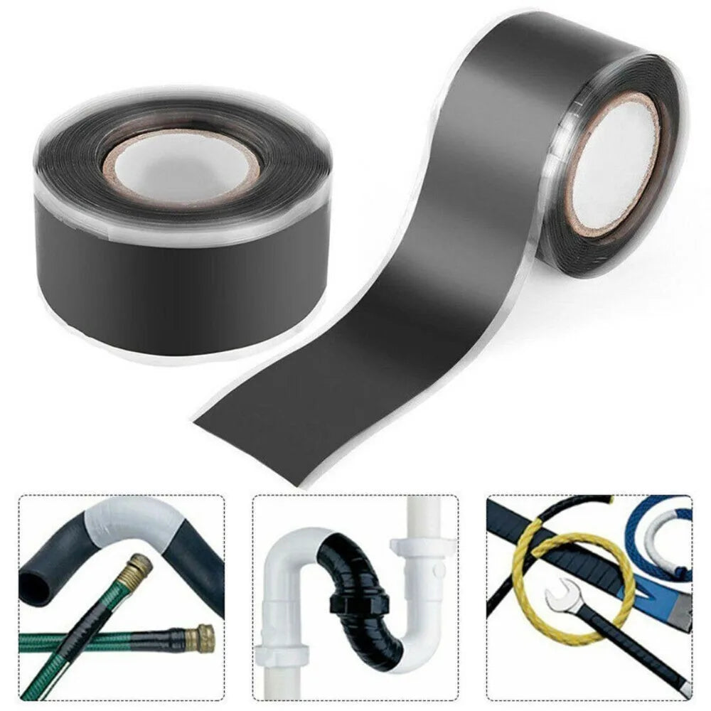 Super Strong Waterproof Water Pipe Repair Tapes Insulating Self Fusing Pipeline Seal Tape Stop Leaks Multifunction Oasis Select