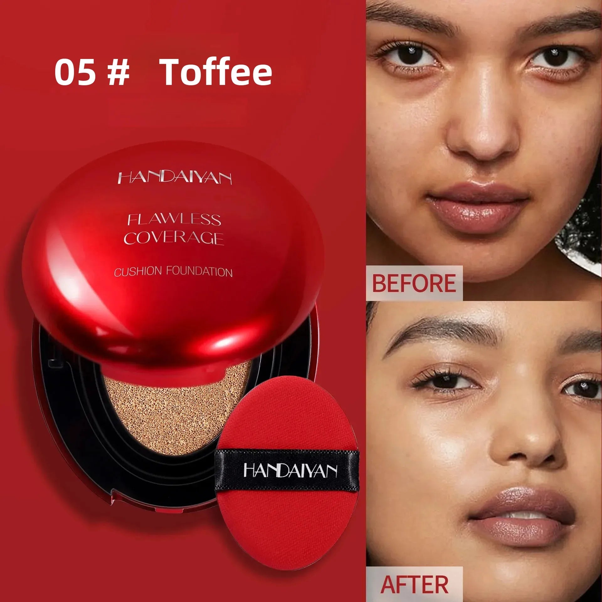 Handaiyan Air Cushion Foundation – Lightweight Full Coverage