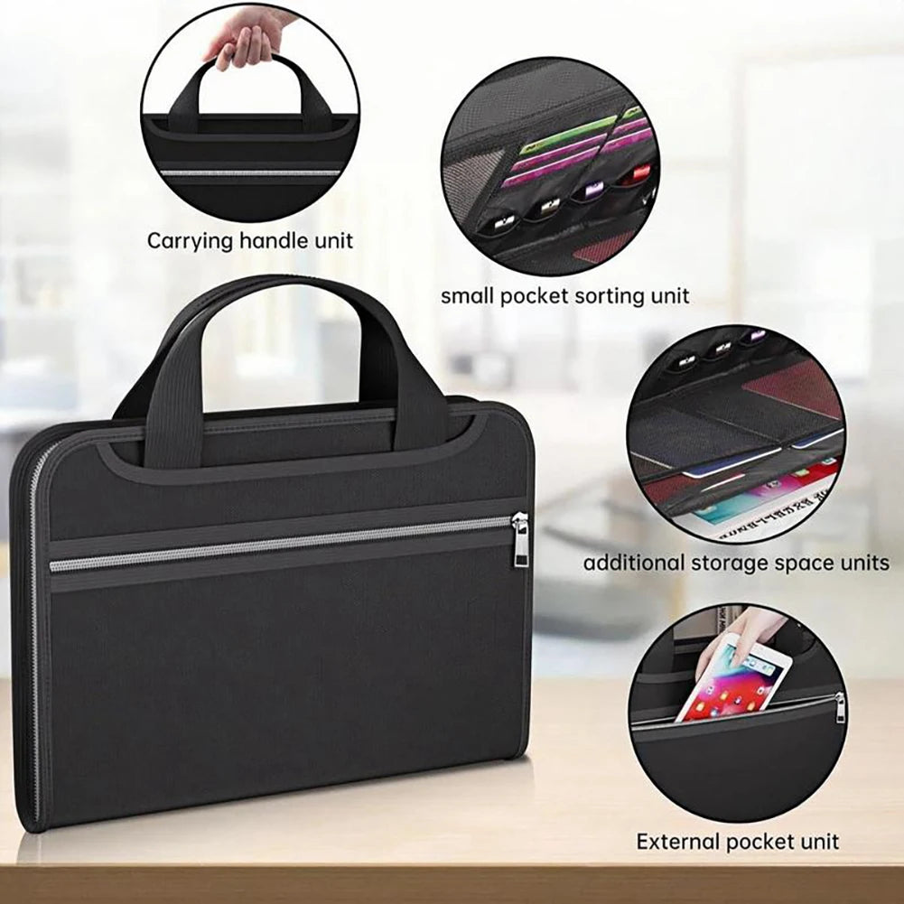 Fireproof Waterproof Document Bag | Large Capacity File Organiser