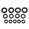 13PCS Mixed Tap Washers Rubber Grommet Bath Sink Basin Shower Seal Drip 3/8" 1/2" 3/4" O-Ring Gasket Seal Accessories Oasis Select 13pcs