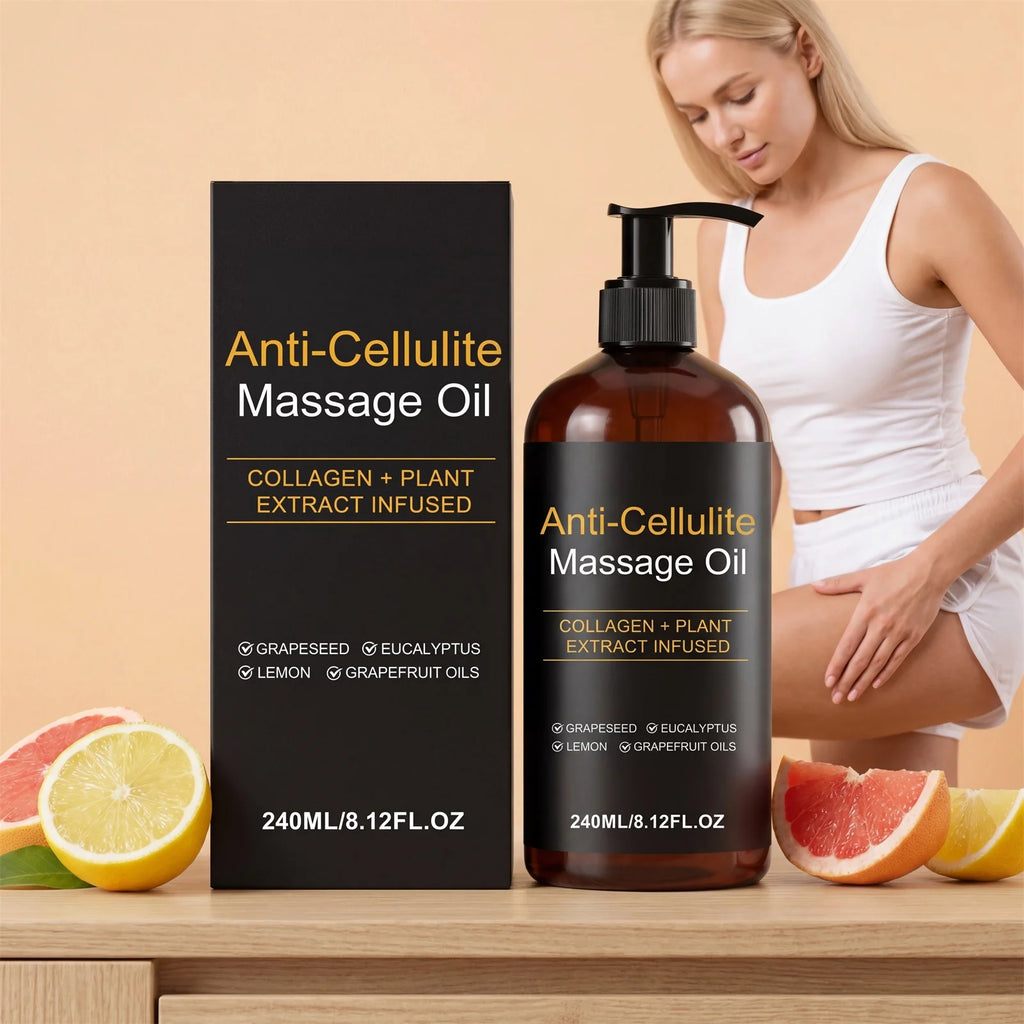 Firming Body Massage Oil with Collagen Anti Sagging Smoothing Cellulite Improve Skin Texture Refreshing Body Oil for Legs & Full Oasis Select