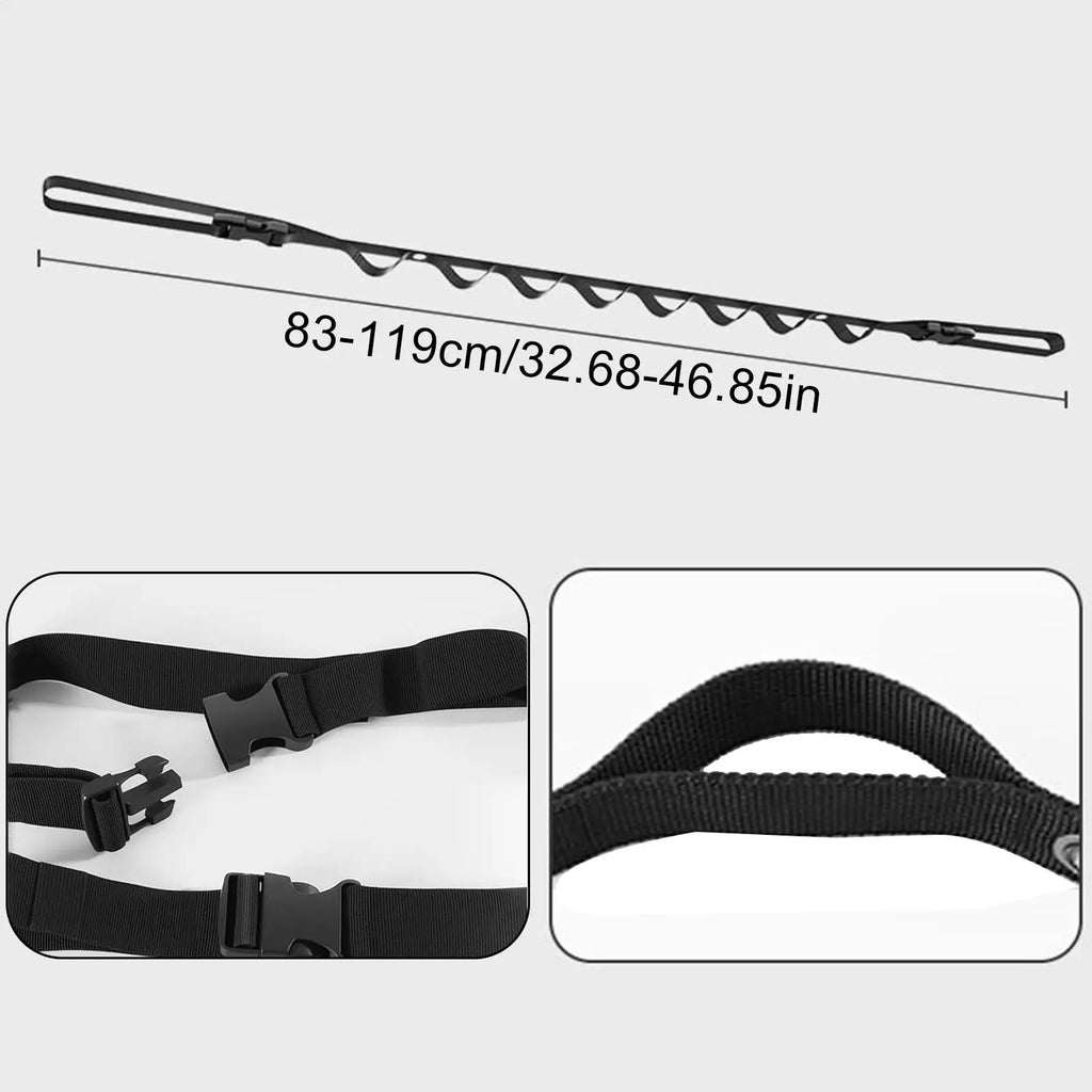 Portable Car Clothes Hanger Rope Large-Bearing Car Clothesline Adjustable Clothes Storage Hanger for Traveling Clothesline Oasis Select