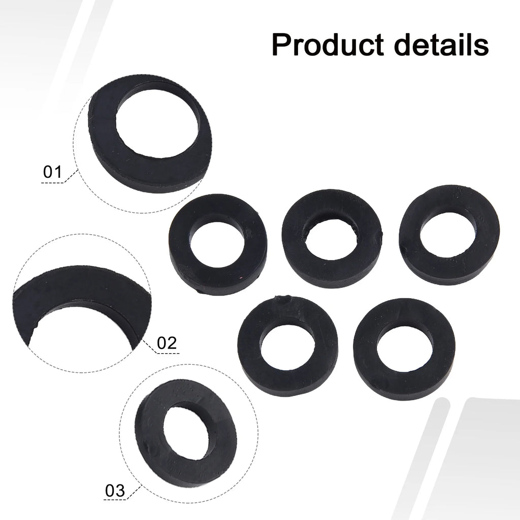13PCS Mixed Tap Washers Rubber Grommet Bath Sink Basin Shower Seal Drip 3/8" 1/2" 3/4" O-Ring Gasket Seal Accessories Oasis Select