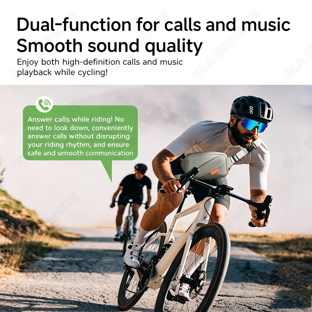 8MP Smart Cycling Glasses 1080p Camera WiFi BT AI Translator
