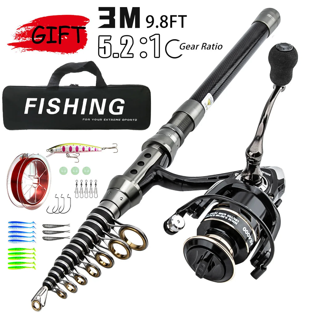 Luya Rod Set Luya Long Throw Perch Throwing Rod Sea Fishing Blackout Fishing Rod Oasis Select 3mSuit