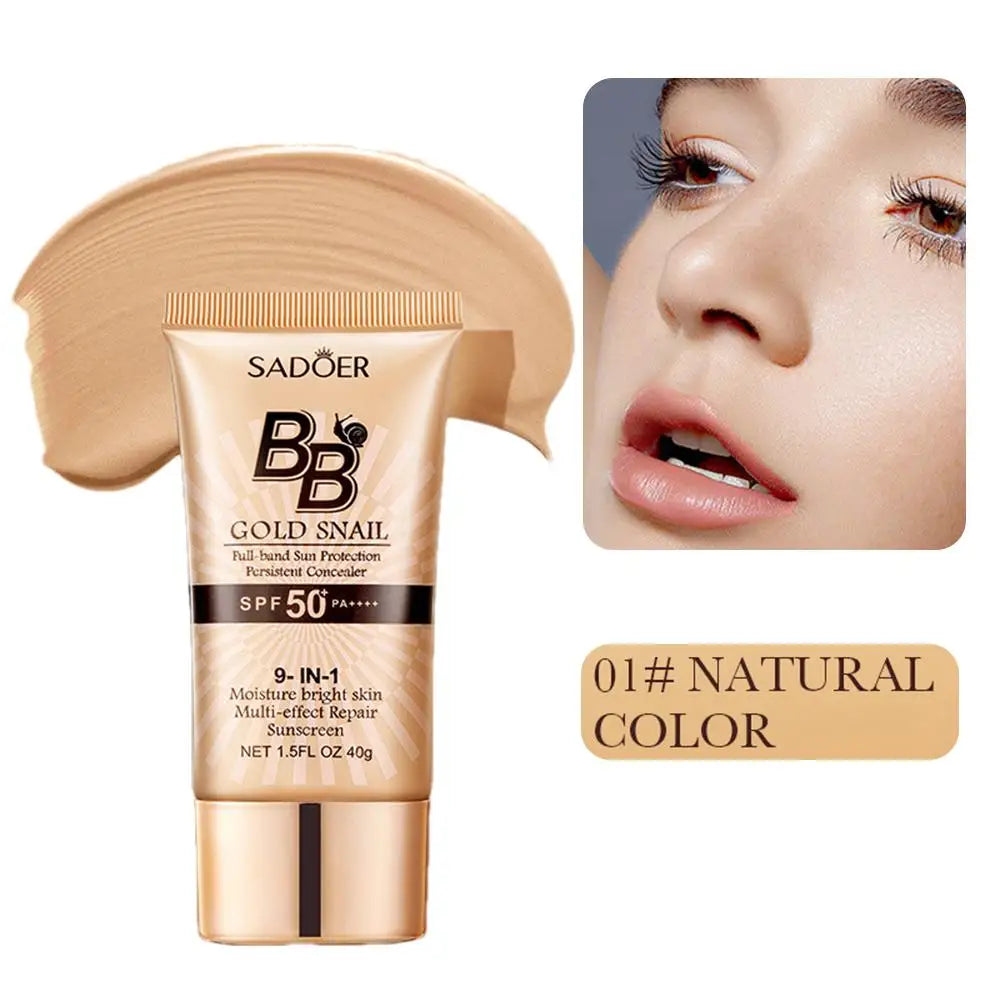 Hydrating Gold BB Cream – Full Coverage Foundation & Concealer BB Cream Foundation Oasis Select 01