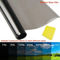 3Mx50CM VLT Black Car Window Foils Tinting Film Home Window Glass Solar UV Protector Sticker Films Pearl Cotton Stick Box PAC Oasis Select 1 Percent