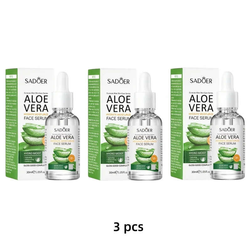 SADOER Aloe Vera Facial Serum – Brightening & Moisturizing 30ml