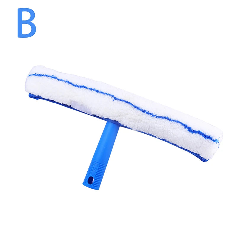 1Pc/1Set 35CM Window Cleaning Combo Squeegee & Microfiber Window Washer Shower Squeegees Window Glass Wiper Cleaning Tool Oasis Select B