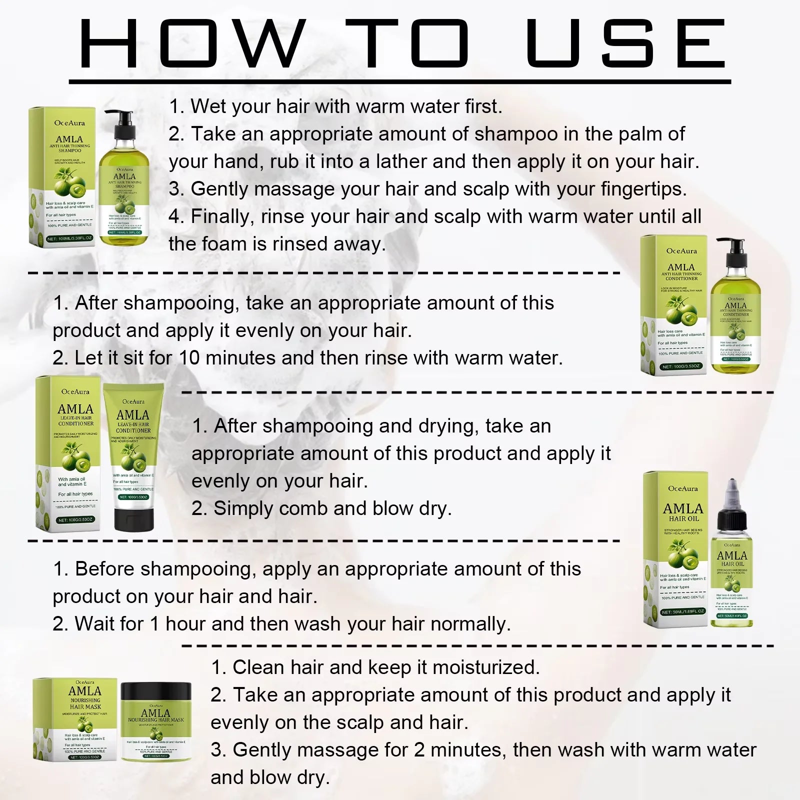 OceAura Amla Oil Hair Mask – Repair, Growth & Frizz Control Amla Oil Hair Mask Oasis Select
