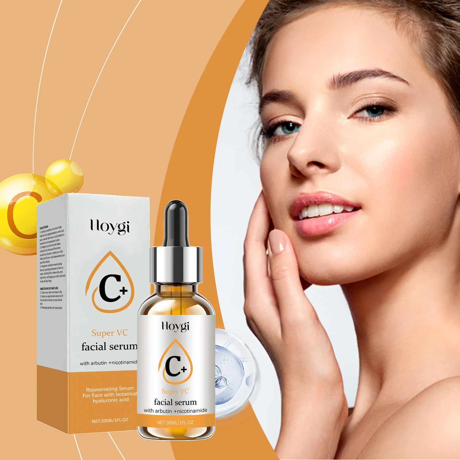 Hoygi Vitamin C Facial Essence – Hydrate, Brighten & Refine Pores