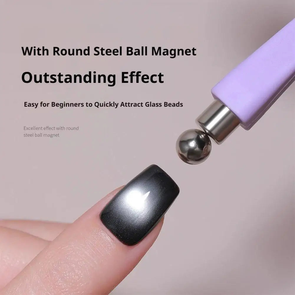 8-in-1 Cat Eye Nail Magnet – Heart, Flower & Starfish Designs Nail Art Magnet Oasis Select