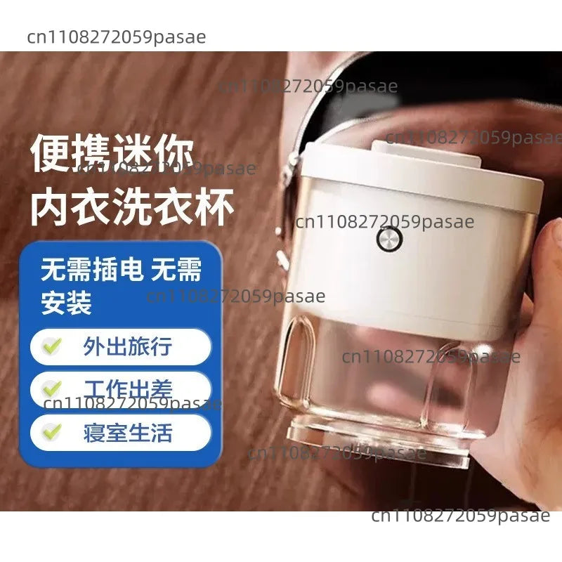 Portable Mini Bucket Washing Machine – USB Wireless Sock Washer