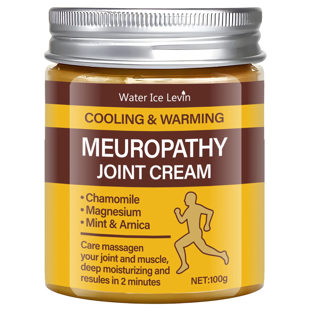 Neuropathy Joint Cream – Magnesium & Arnica Pain Relief Topical Pain Relief Cream Oasis Select Orange 100g