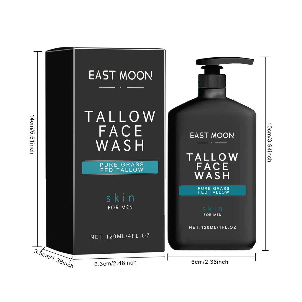 Men's Daily Face Wash Deep Cleansing Pore Oil Control Remove Acne Blackhead Brightening Facial Cleanser for Refreshed Skin Oasis Select