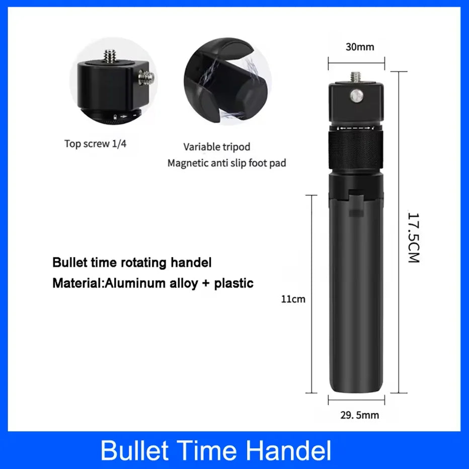 Carbon Fiber Invisible Selfie Stick 1.5–3m | Insta360 X4 X5 X3
