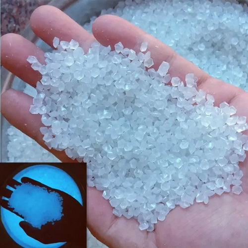 1000pcs Glow in the Dark Pebbles – Garden & Aquarium Decor Decorative Glow Pebbles Oasis Select