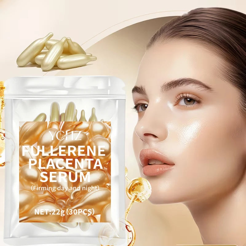 YCHZ Collagen & Hyaluronic Acid Face Serum Capsules 30ct